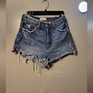 Denim Distressed Women's Shorts